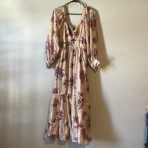 Angie floral dress size l